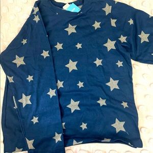 Soft light summer sweater poly/super light fleece new with tags.